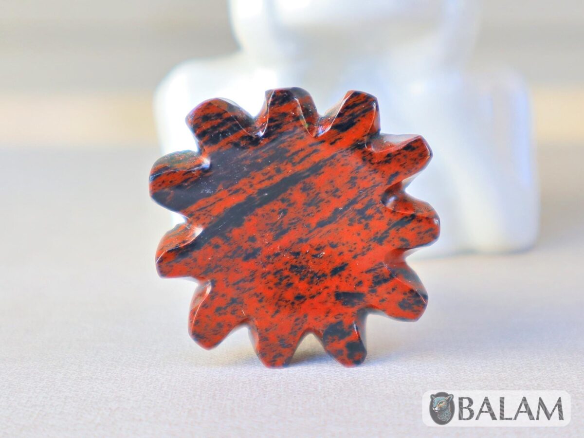 Quetzalcoatl Aztec, K'uk'ulkan Mayan, Plumed Serpent, Rare Natural Mahogany Obsidian, Brown Obsidian, Obsidian pendant. Read Description - Image 4