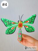 Mariposa Alebrije from Oaxaca, butterfly alebrije, Butterfly ornament alebrije, Copal wood sculpture. Read Description.