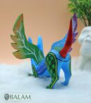 Playful Doggy, Playful Dante, Xoloitzcuintle Alebrije, Wood copal sculpture, Dog Alebrije, Dog with wings, Cute puppy, Alebrije Oaxaca art
