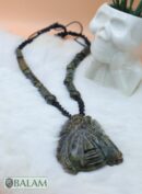 Ceremonial Necklace, Cinteotl Maize God, Huhunahpu Mayan god, Mayan Jade bead Necklace, Mayan Jade, Protective Necklace, Native Mayan.