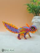 Alebrije from Oaxaca, alebrije, Copal wood sculpture, Wood Art, Alebrije art, Axolotl alebrije, Ajolote, Salamander, Cute axolotl alebrije