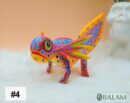 Alebrije from Oaxaca, alebrije, Copal wood sculpture, Wood Art, Alebrije art, Axolotl alebrije, Ajolote, Salamander, Cute axolotl alebrije