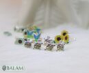 Silver stud earrings,.925 silver earrings, Avocado earrings, Sunflower earrings, Hummingbird earrings, Turtle earrings.