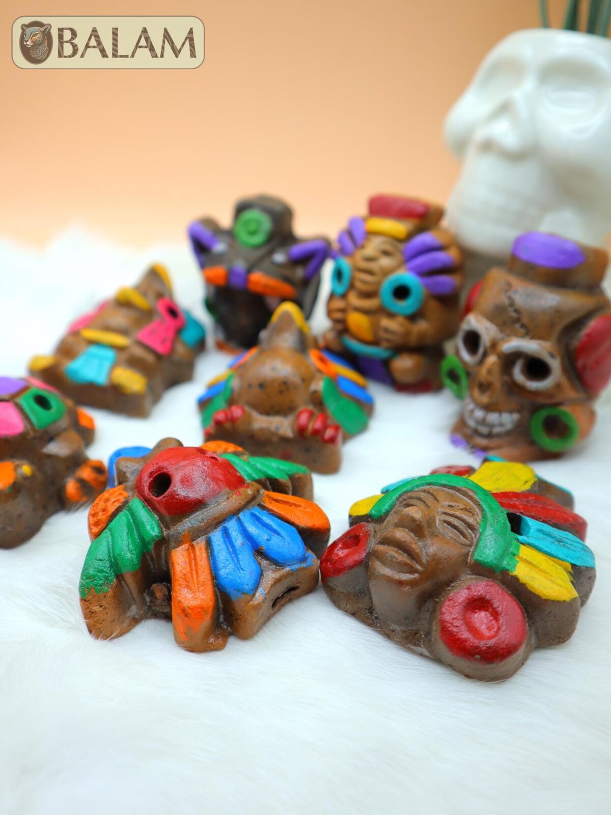 Aztec Whistle, Bird whistle, Silbato de barro, Mayan whistle. Clay Whistle. read description - Image 2