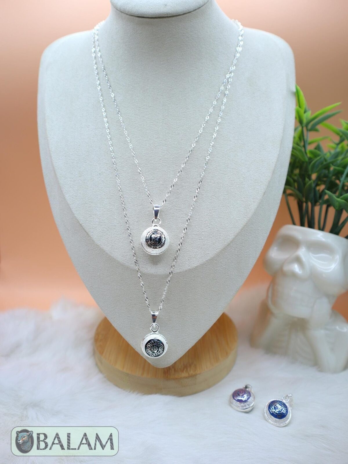 Angel Caller, Harmony ball, Chime bell pendant, 16 mm pendant (Small), 925 silver. Mayan symbols, Aztec Symbols. Read Description