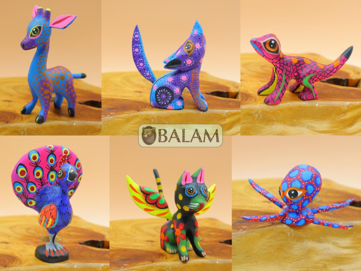 Small Premium alebrije, Buho alebrije, Doggy, Axolotl, Bunny, Bull, Stingray, snail, Cat, Alebrije from Oaxaca, Read description - Image 7