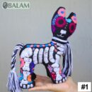 Skeleton cat stuffed animal, Cat stuffed animal, Colorful Mexican handmade plushies, Dia de Muertos Xolo dog. 10 - 11'' tall