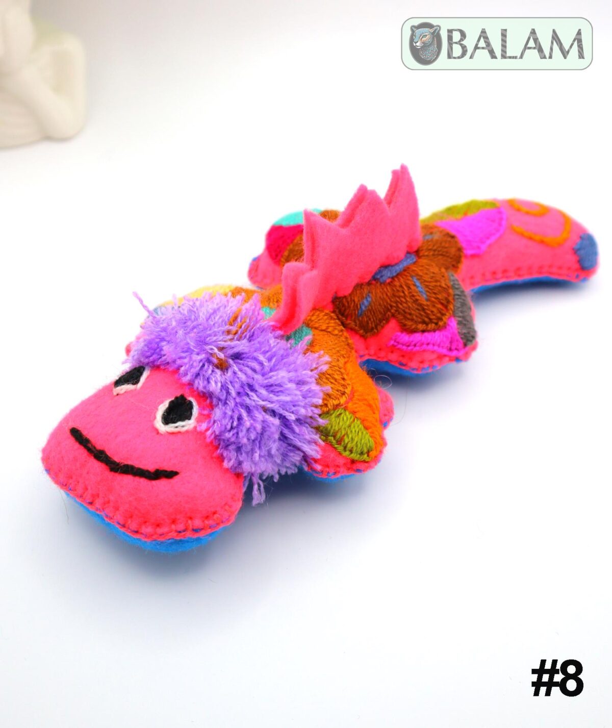 small stuffed animal, cow stuffed animal, Axolotl stuffed animal, Octopus plushie, Colorful Mexican handmade plushies. 5'' to 8'' tall - Image 10