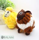 small stuffed animal, sheep stuffed animal, Borrego stuffed animal, Oveja plushie, Colorful Mexican handmade plushies. 5'' tall