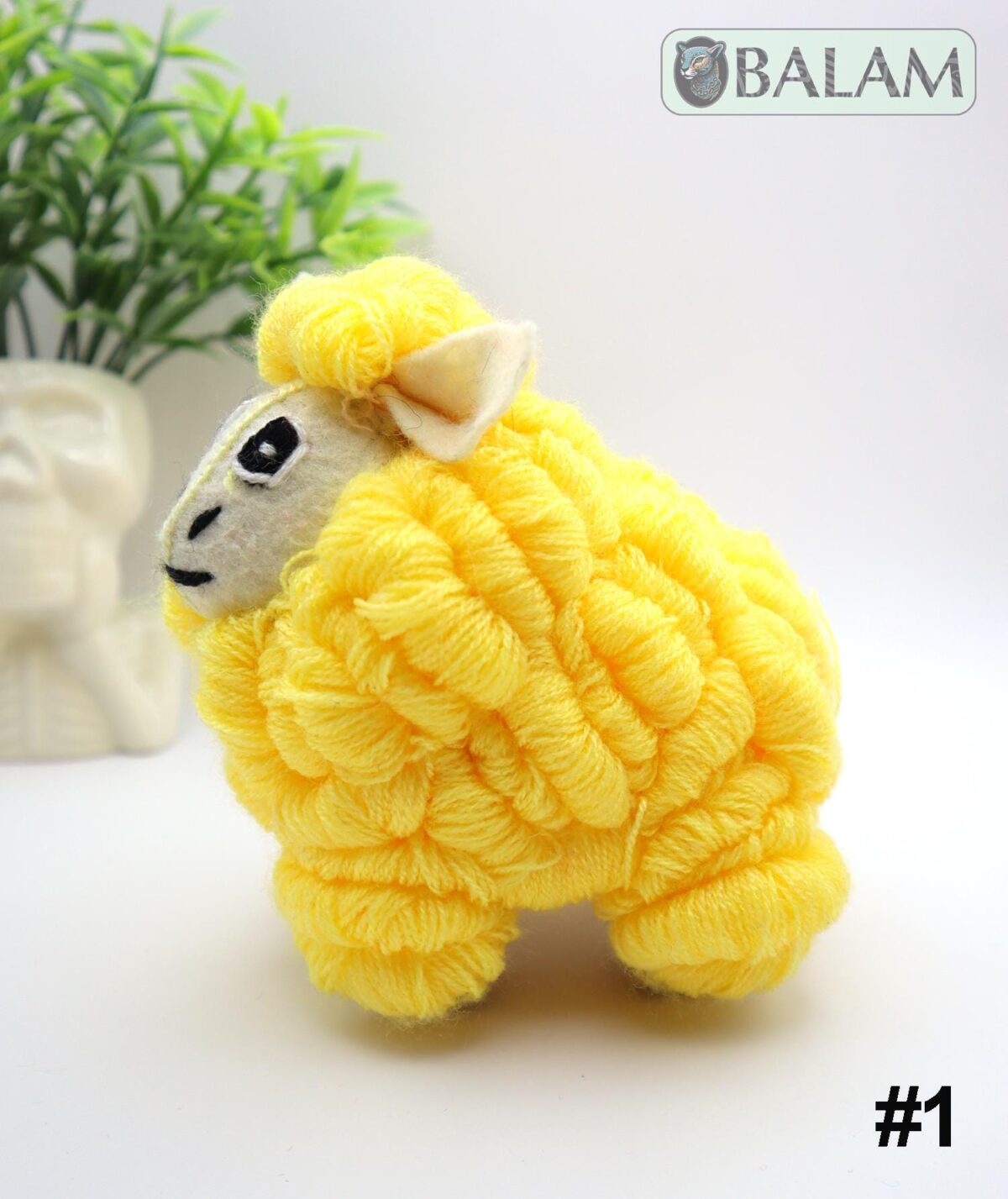 small stuffed animal, sheep stuffed animal, Borrego stuffed animal, Oveja plushie, Colorful Mexican handmade plushies. 5'' tall - Image 4