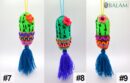 Mexican Cactus Pom Pom tassel, Avocado ornament, Cactus Ornament, Mexican Felt Pom Pom, Tassel.
