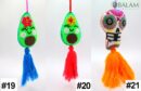 Mexican Cactus Pom Pom tassel, Avocado ornament, Cactus Ornament, Mexican Felt Pom Pom, Tassel.