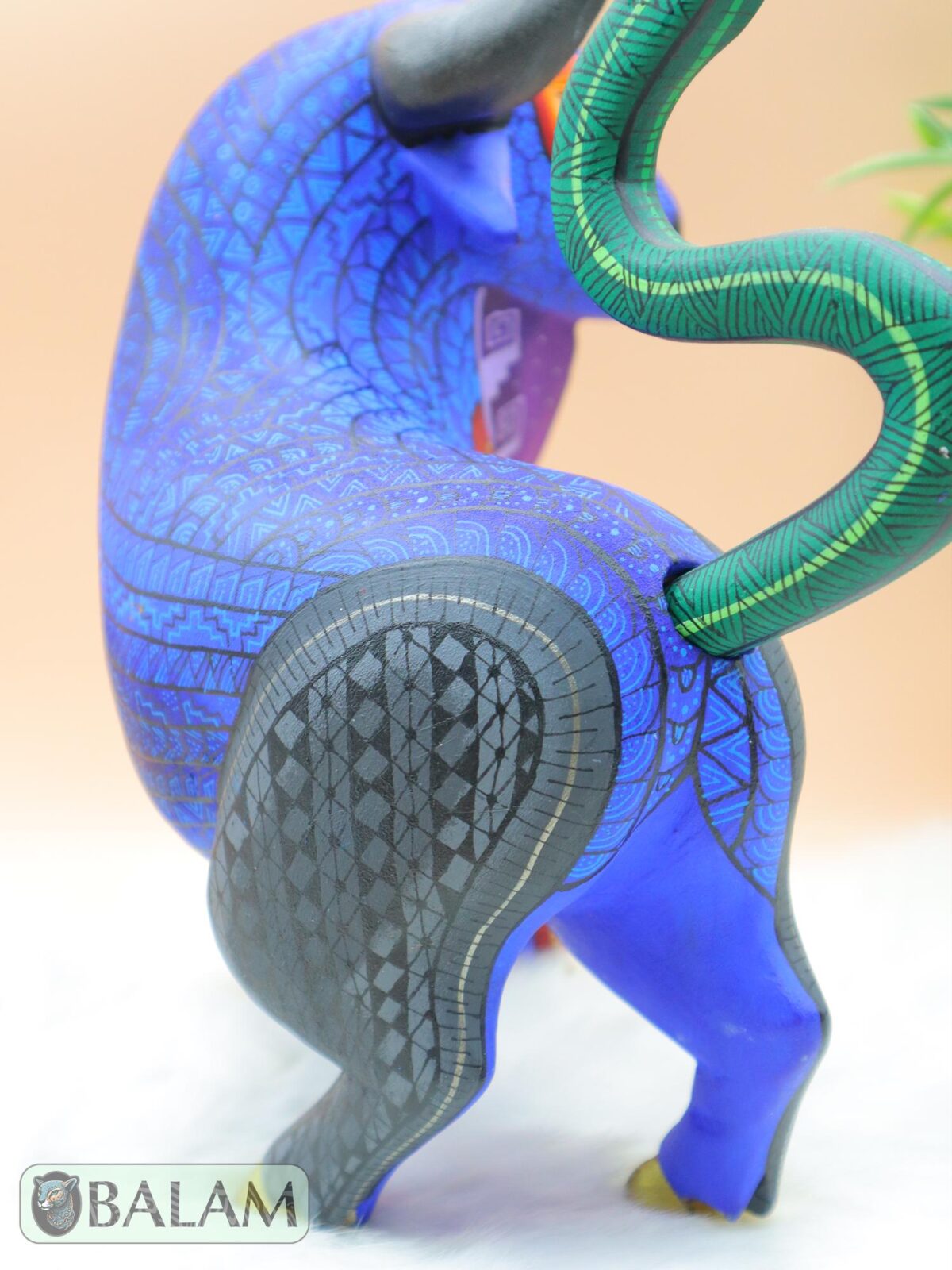 Bull alebrije, Alebrije from Oaxaca, alebrije, Copal wood sculpture, Wood Art, Alebrije art, Toro Alebrije. - Image 10