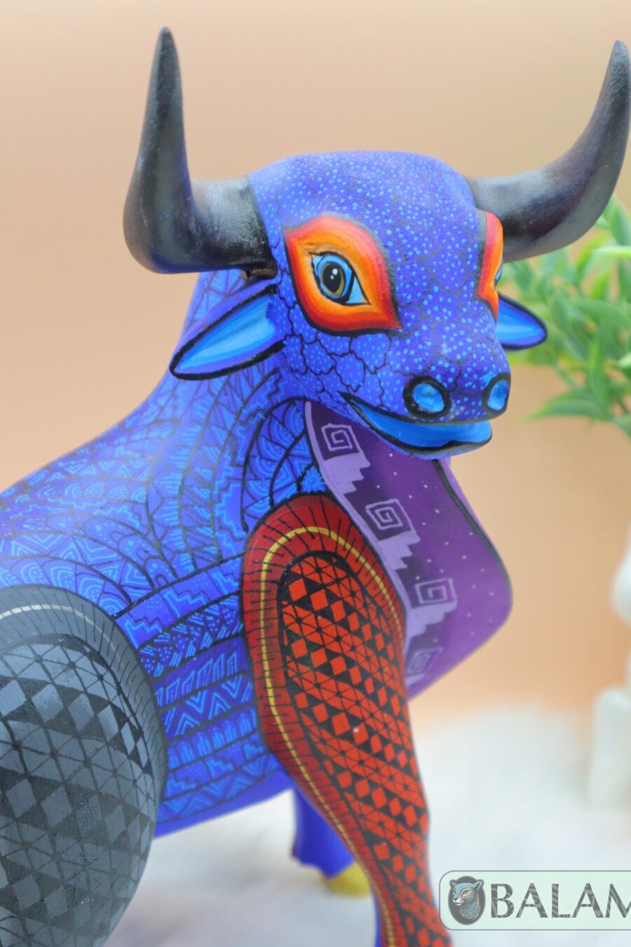 Bull alebrije, Alebrije from Oaxaca, alebrije, Copal wood sculpture, Wood Art, Alebrije art, Toro Alebrije.
