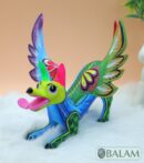 Playful Doggy, Playful Dante, Xoloitzcuintle Alebrije, Wood copal sculpture, Dog Alebrije, Dog with wings, Cute puppy, Alebrije Oaxaca art