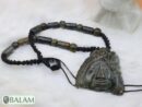 Ceremonial Necklace, Cinteotl Maize God, Huhunahpu Mayan god, Mayan Jade bead Necklace, Mayan Jade, Protective Necklace, Native Mayan.