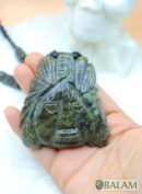 Ceremonial Necklace, Cinteotl Maize God, Huhunahpu Mayan god, Mayan Jade bead Necklace, Mayan Jade, Protective Necklace, Native Mayan.