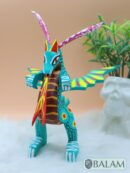 Dragon alebrije, Alebrije from Oaxaca, alebrije, Copal wood sculpture, Wood Art, Alebrije art, Dragon, snake with wings, magical creature.