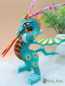 Dragon alebrije, Alebrije from Oaxaca, alebrije, Copal wood sculpture, Wood Art, Alebrije art, Dragon, snake with wings, magical creature.
