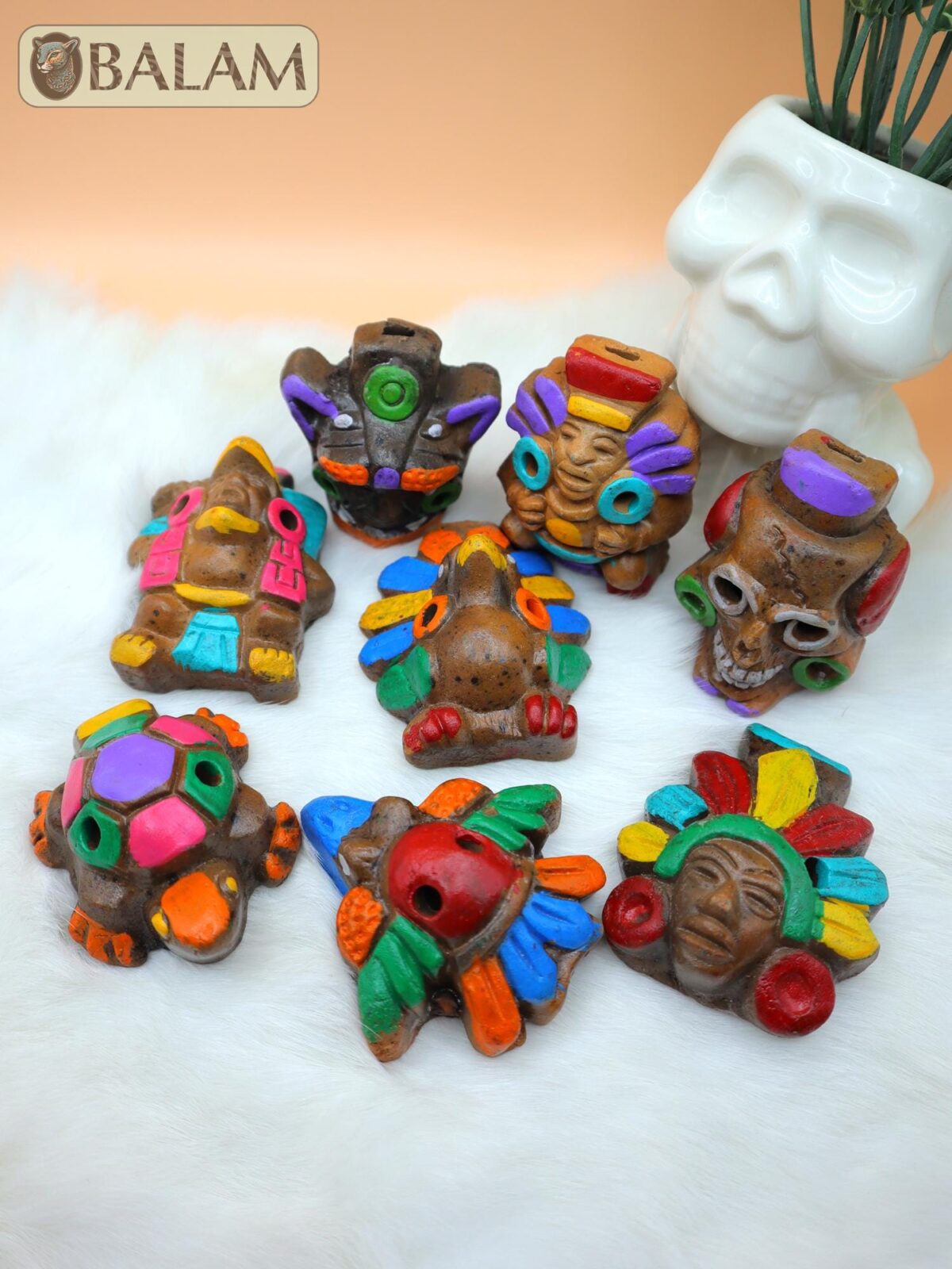 Aztec Whistle, Bird whistle, Silbato de barro, Mayan whistle. Clay Whistle. read description