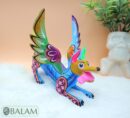 Playful Doggy, Playful Dante, Xoloitzcuintle Alebrije, Wood copal sculpture, Dog Alebrije, Dog with wings, Cute puppy, Alebrije Oaxaca art