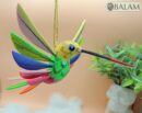 Hummingbird Alebrije, Hummingbird ornament, Wood copal sculpture, hummingbird, bird alebrije, Colibri alebrije, Big hummingbird alebrije.