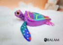 Sea turtle alebrije, cute turtle, turtle, sea turtle Alebrije from Oaxaca, sea animal alebrije, Copal wood sculpture, Wood Art, Alebrije art
