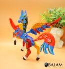 Amazing Pegasus, Pegasus alebrije, pegaso, caballo, Horse alebrije, Alebrije from Oaxaca, alebrije, Wooden alebrije, Pegasus art.