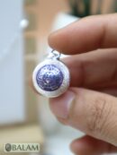 Angel Caller, Harmony ball, Chime bell pendant, 16 mm pendant (Small), 925 silver. Mayan symbols, Aztec Symbols. Read Description