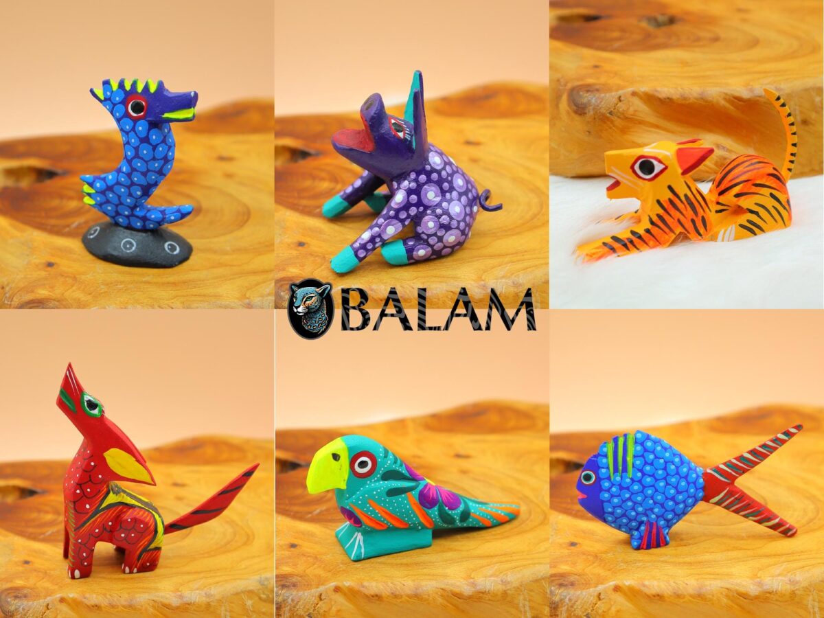 Small alebrije, mini alebrije, Buho alebrije, Doggy, Axolotl, Bunny, Bull, Stingray, snail, Cat, fish Alebrije from Oaxaca, Read description - Image 5