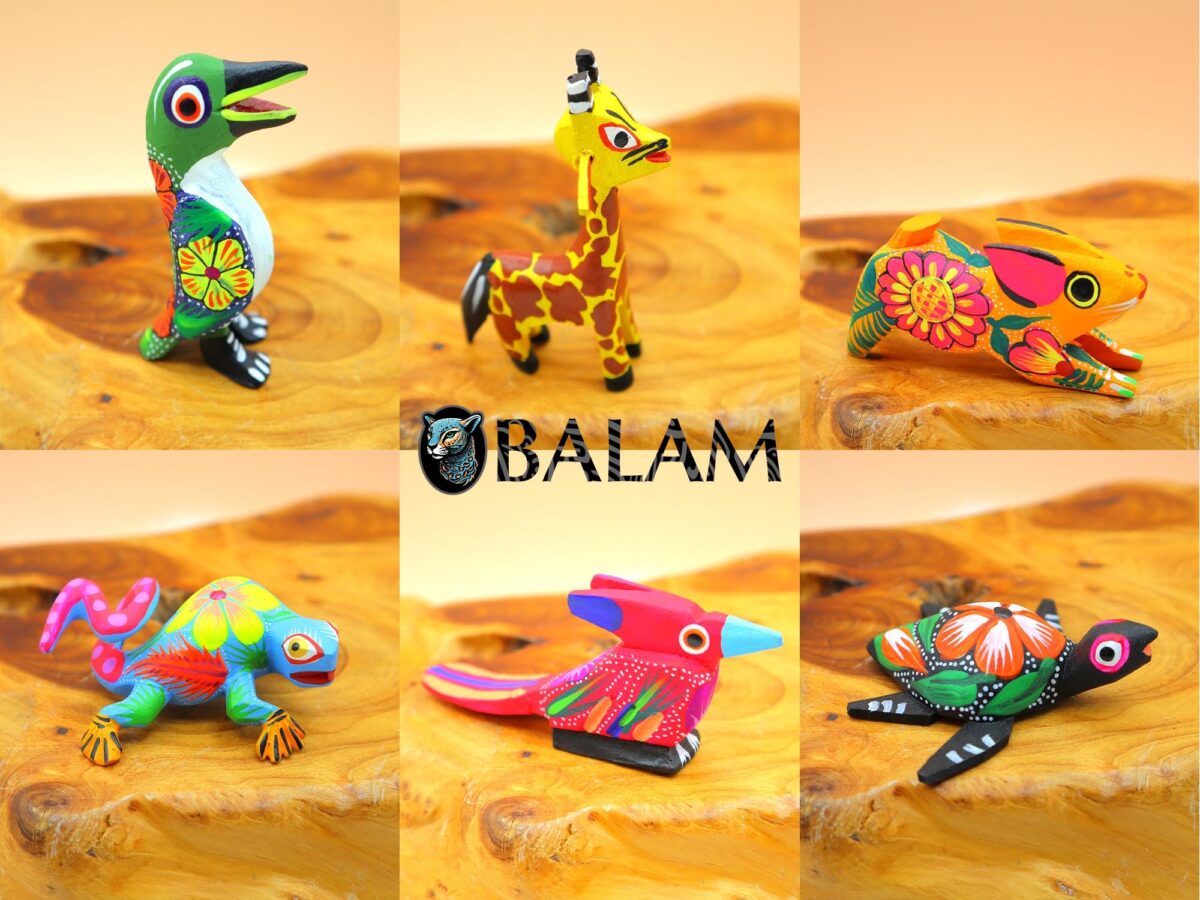 Small alebrije, mini alebrije, Buho alebrije, Doggy, Axolotl, Bunny, Bull, Stingray, snail, Cat, fish Alebrije from Oaxaca, Read description - Image 6