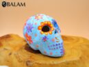 Sugar skull decor, Sugar Skull hand painted, ceramic Sugar skull, Dia de Muertos, Art skull.