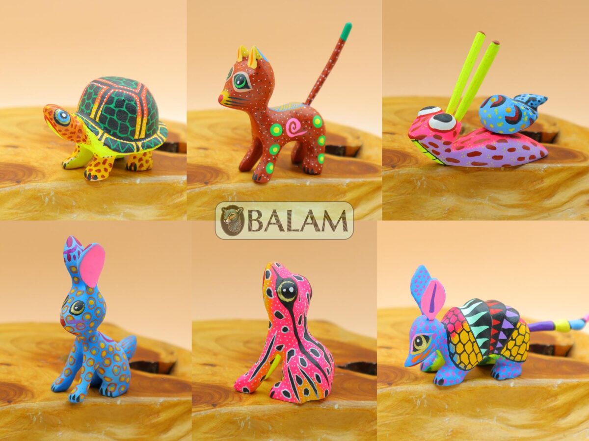 Small Premium alebrije, Buho alebrije, Doggy, Axolotl, Bunny, Bull, Stingray, snail, Cat, Alebrije from Oaxaca, Read description - Image 4