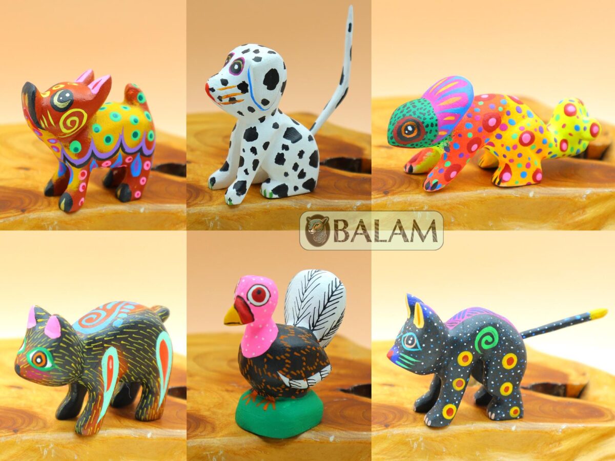 Small Premium alebrije, Buho alebrije, Doggy, Axolotl, Bunny, Bull, Stingray, snail, Cat, Alebrije from Oaxaca, Read description - Image 5