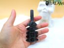 Macuahuitl pendant, Aztec weapon, green jade pendant, Ceremonial Necklace, Jade Necklace. Aztec god. Read Description