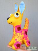 Chihuahua stuffed animal, Doggy Plush, Chihuahua dog stuffed animal, Colorful Mexican handmade plushies, stuffed felt animal. 11 '' tall