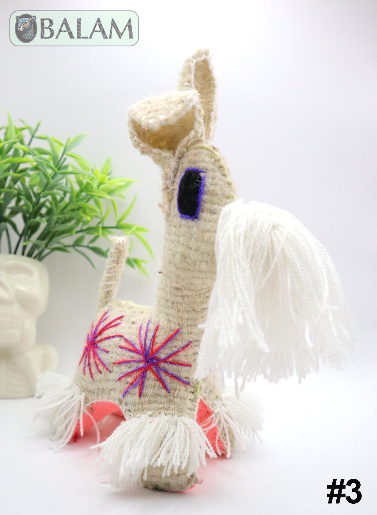 small stuffed animal, Donkey stuffed animal, doggy stuffed animal, Colorful Mexican handmade plushies, stuffed animal. 6'' to 9'' tall - Image 3
