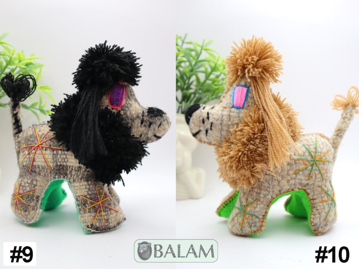 small stuffed animal, Donkey stuffed animal, doggy stuffed animal, Colorful Mexican handmade plushies, stuffed animal. 6'' to 9'' tall - Image 7