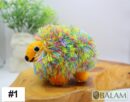 Little porcupine stuffed animal, porcupine stuffed animal, Colorful Mexican handmade plushies. 4'' approx