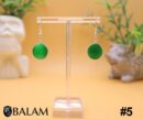 Aventurine Earrings, Gemstone earrings, silver wire .925, Silver plated hook.