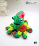 small stuffed animal, cow stuffed animal, Axolotl stuffed animal, Octopus plushie, Colorful Mexican handmade plushies. 5'' to 8'' tall