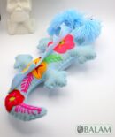 Axolotl stuffed animal, Axolotl Plush, Ajolote stuffed animal, Colorful Mexican handmade plushies. 12'' long