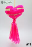 Mexican Concha Pom Pom tassel, Donuts ornament, Donas Ornament, Mexican Felt Pom Pom, Conchas y donas.
