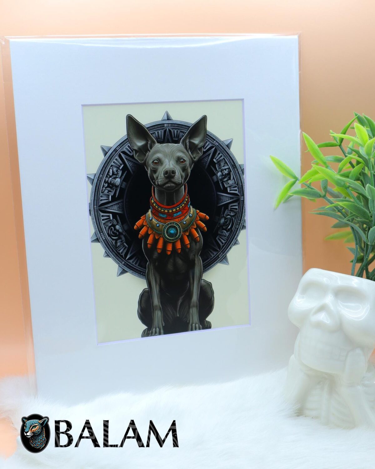 Art Prints, Jaguar, Xoloitzcuintle Print, Axolotl Print, Hummingbird Print. 5X7 or 8X10 Inches with frame. by Antonio Virelas - Image 3