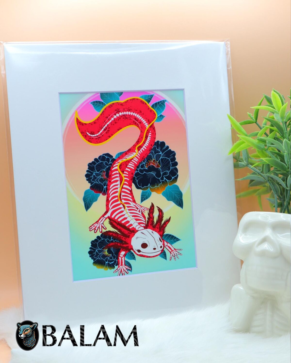 Art Prints, Jaguar, Xoloitzcuintle Print, Axolotl Print, Hummingbird Print. 5X7 or 8X10 Inches with frame. by Antonio Virelas - Image 8