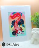 Art Prints, Jaguar, Xoloitzcuintle Print, Axolotl Print, Hummingbird Print. 5X7 or 8X10 Inches with frame. by Antonio Virelas