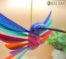 Hummingbird Alebrije, Hummingbird ornament, Wood copal sculpture, hummingbird, bird alebrije, Colibri alebrije, Big hummingbird alebrije.
