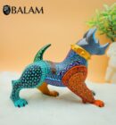 Dog alebrije, Alebrije from Oaxaca, alebrije, Copal wood sculpture, Wood Art, Alebrije art Doggy alebrije
