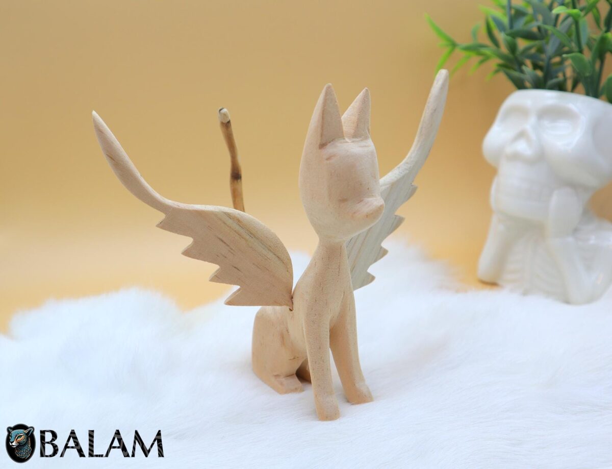 Alebrije wooden sculpture, Blank Alebrije, Copal wood sculpture, Wooden Cat, Dog alebrije, paint your own alebrije. Read Description. - Image 8