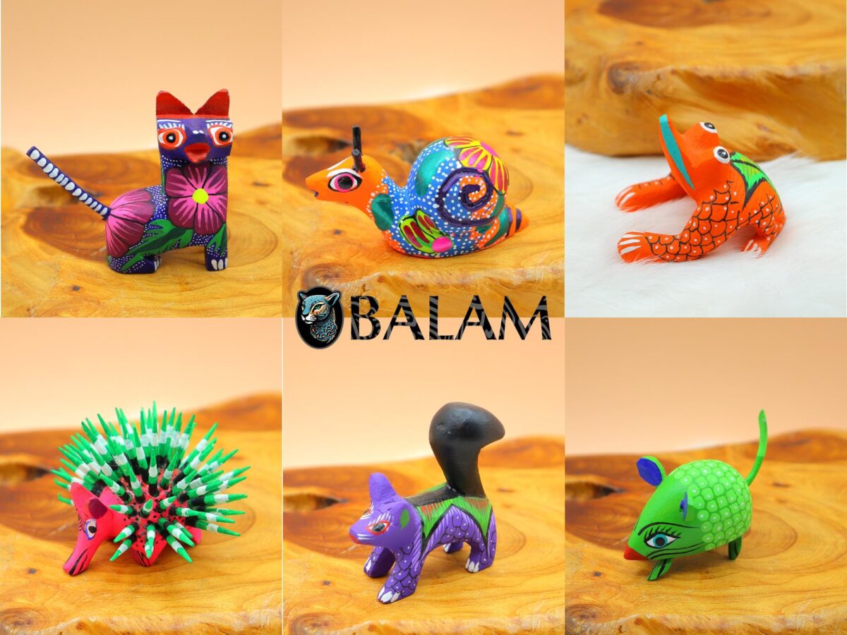Small alebrije, mini alebrije, Buho alebrije, Doggy, Axolotl, Bunny, Bull, Stingray, snail, Cat, fish Alebrije from Oaxaca, Read description - Image 7